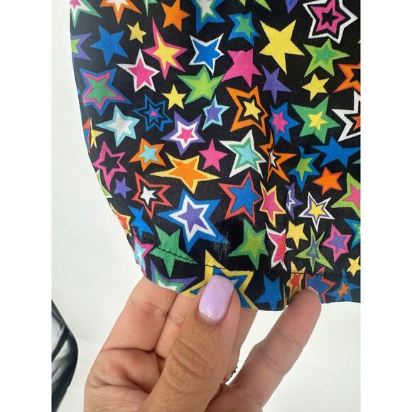 R13 Black Rainbow Stars Tony Shirt - Picture 6 of 8